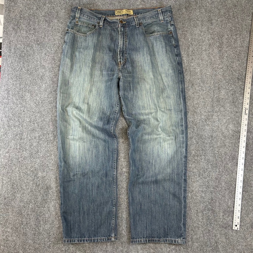 Old Navy Denim OND Regular Fit Jeans Mens 38x30 Medium Wash Blue 100% Cotton